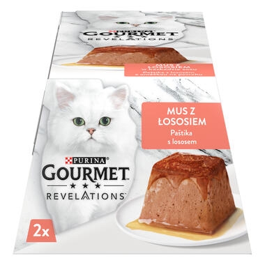 Gourmet® Revelations® Karma dla kotów mus z łososiem 114 g (2 x 57 g)