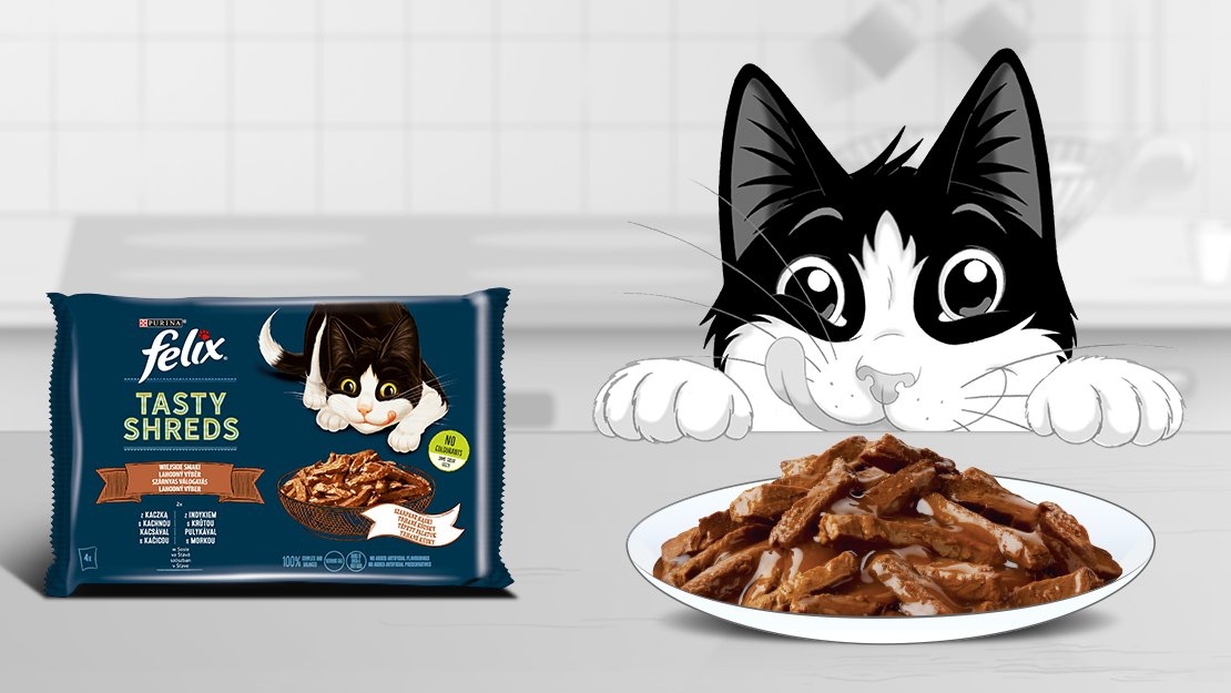 Felix® Tasty Shreds karma dla kotów