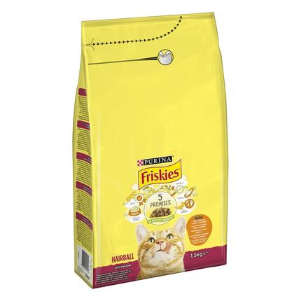 Friskies Specjalne potrzeby Friskies Hairball z kurczakiem i dodatkiem warzyw