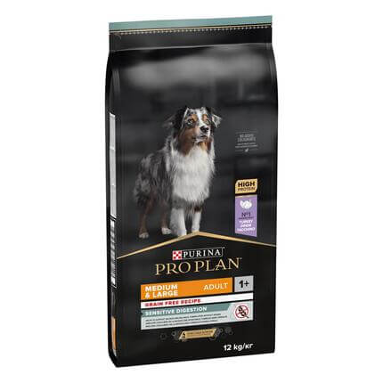 PURINA® PRO PLAN® GRAIN FREE Medium&Large Adult bogata w Indyka