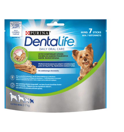 Gryzaki Purina® DentaLife® dla bardzo małych psów
