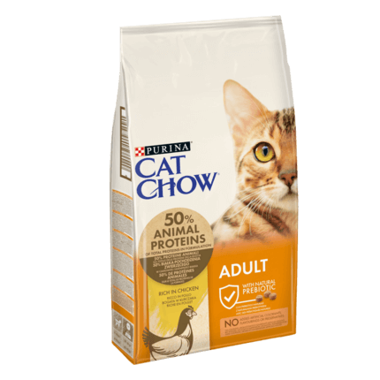 CAT CHOW - Karma dla dorosłych Kotów Bogata w kurczaka