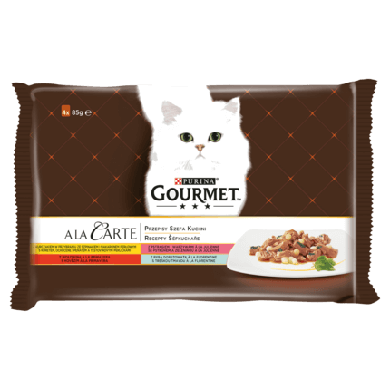 Gourmet® A La Carte Karma dla kotów przepisy szefa kuchni 340 g (4 x 85 g)
