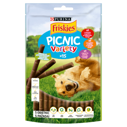 Friskies Picnic Variety Karma dla psów 126 g (15 sztuk)