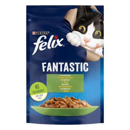 Felix Fantastic Karma dla kotów królik w galaretce 85 g