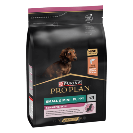 PRO PLAN® Small & Mini Puppy Sensitive Skin Bogata w Łososia