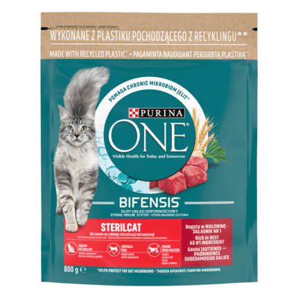 Purina ONE Sterilcat, Bogata w Wołowinę