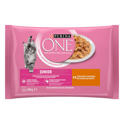 Purina One Junior z kurczakiem mokra karma dla kota