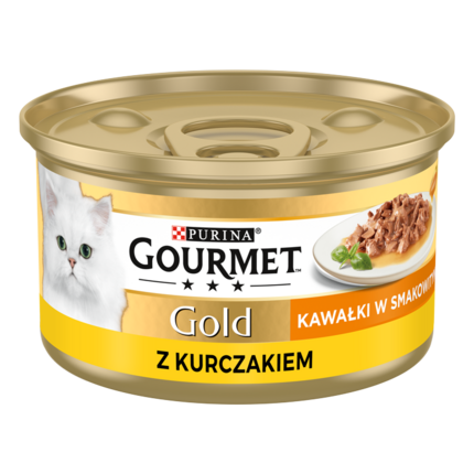 Gourmet® GOLD kawałki w smakowitym sosie z kurczakiem