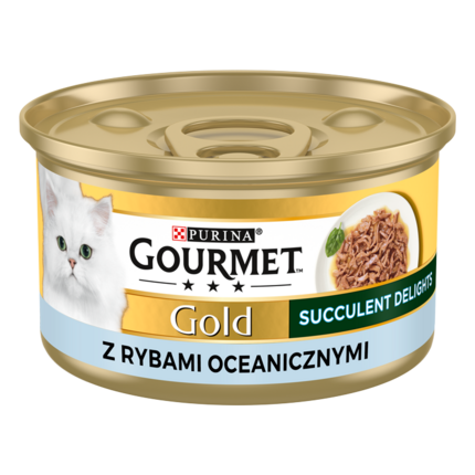 GOURMET™ GOLD Succulent Delights z rybami oceanicznymi