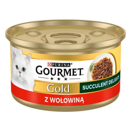 GOURMET™ GOLD Succulent Delights z wołowiną