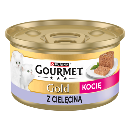 GOURMET® GOLD KITTEN Mus dla kociąt z cielęciną