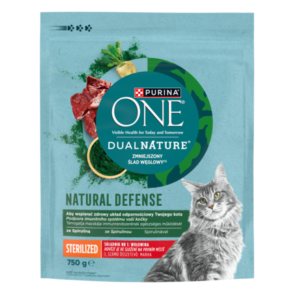 Purina ONE DualNature™ Spirulina Sterilized Wołowina