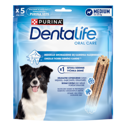 Purina® DentaLife® Przekąski Stomatologiczne dla średniej wielkości psów
