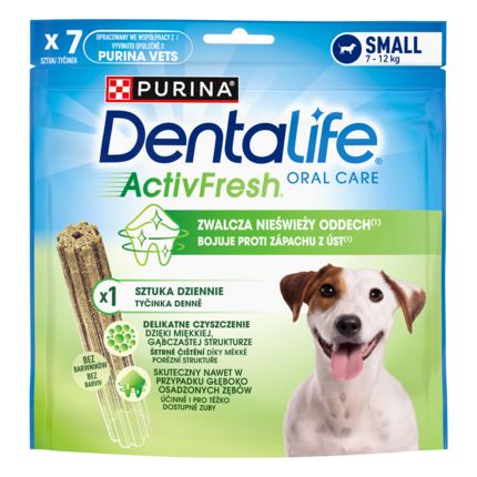 Purina® DentaLife® ActivFresh Uzupełniająca karma dla małych psów