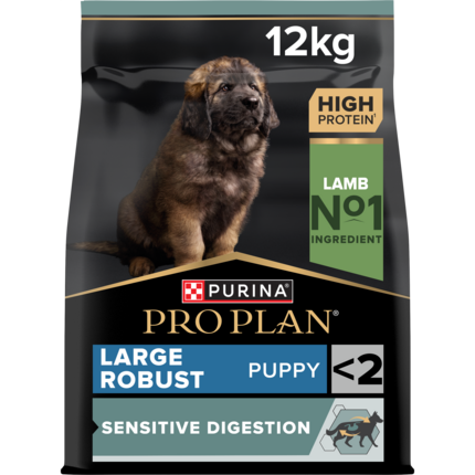 PRO PLAN® SENSITIVE DIGESTION, Karma sucha dla szczeniąt ras dużych o masywnej budowie ciała i z wrażliwym układem pokarmowym