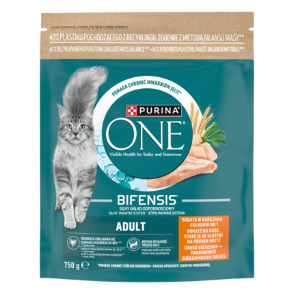 Purina® ONE® Adult, Bogata w Kurczaka i Pełne Ziarna