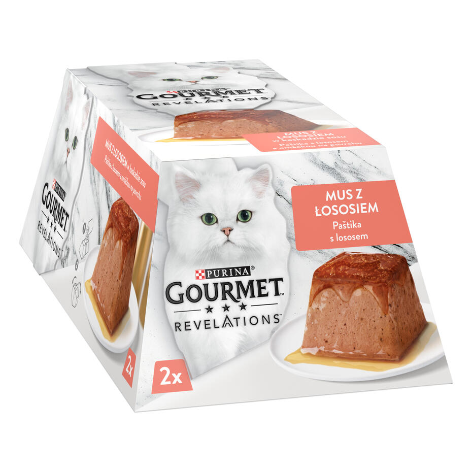 Gourmet™ Revelations™ Karma dla kotów mus z łososiem 114 g (2 x 57 g)