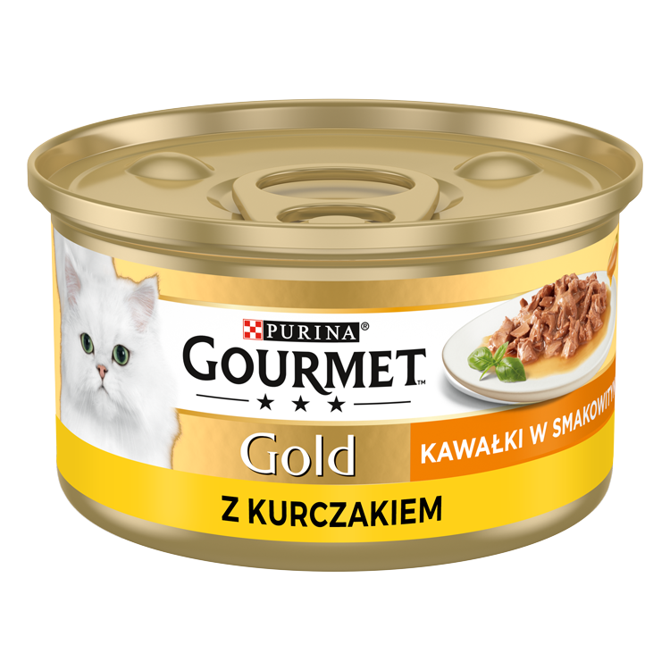 Gourmet™ GOLD kawałki w smakowitym sosie z kurczakiem