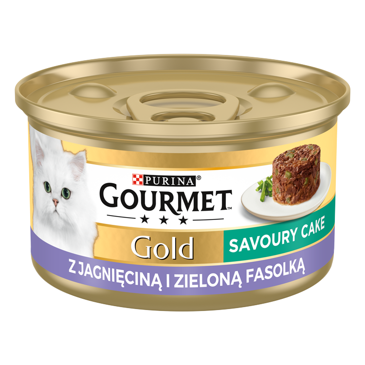 Gourmet™ GOLD Savoury Cake z jagnięciną i fasolą