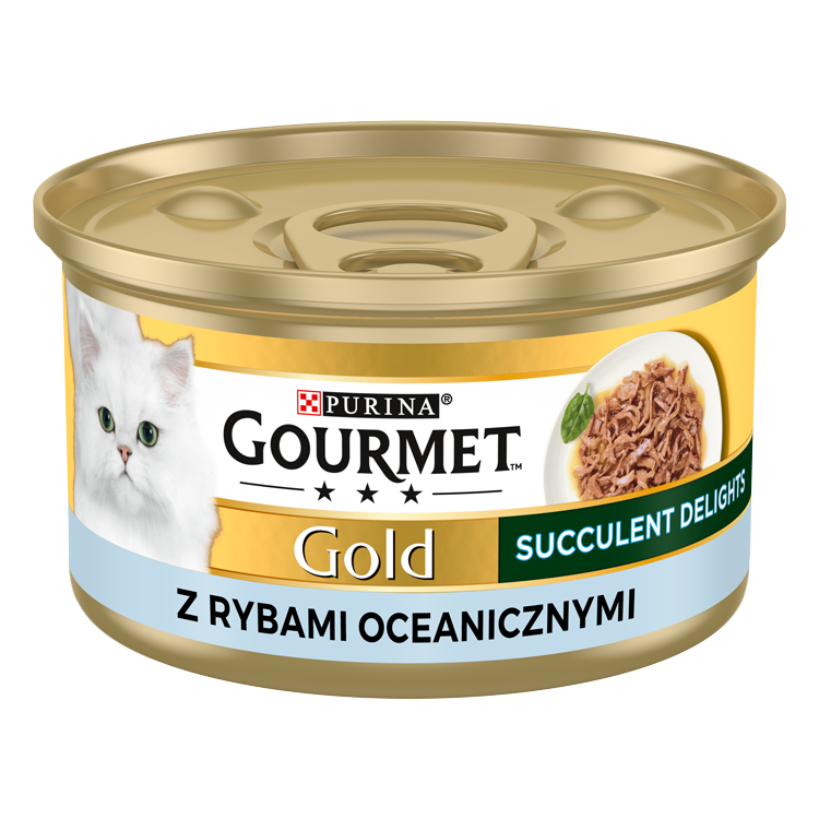 GOURMET™ GOLD Succulent Delights z rybami oceanicznymi