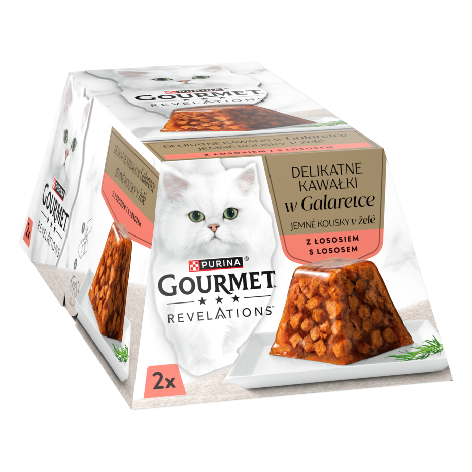 GOURMET™ REVELATIONS™ Delikatne Kawałki z Łososiem w Galaretce