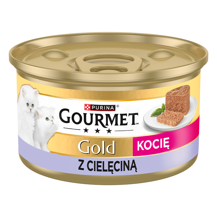 GOURMET™ GOLD KITTEN Mus dla kociąt z cielęciną