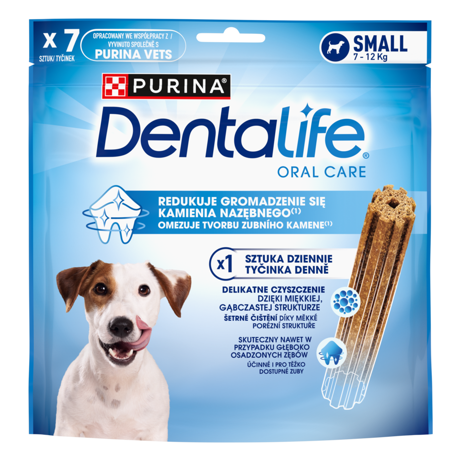 Purina® DentaLife® Przekąski Stomatologiczne dla małych psów