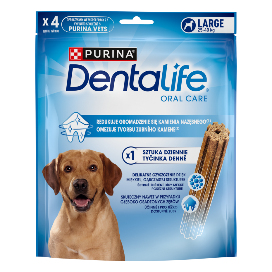 Purina® DentaLife® Przekąski Stomatologiczne dla dużych psów