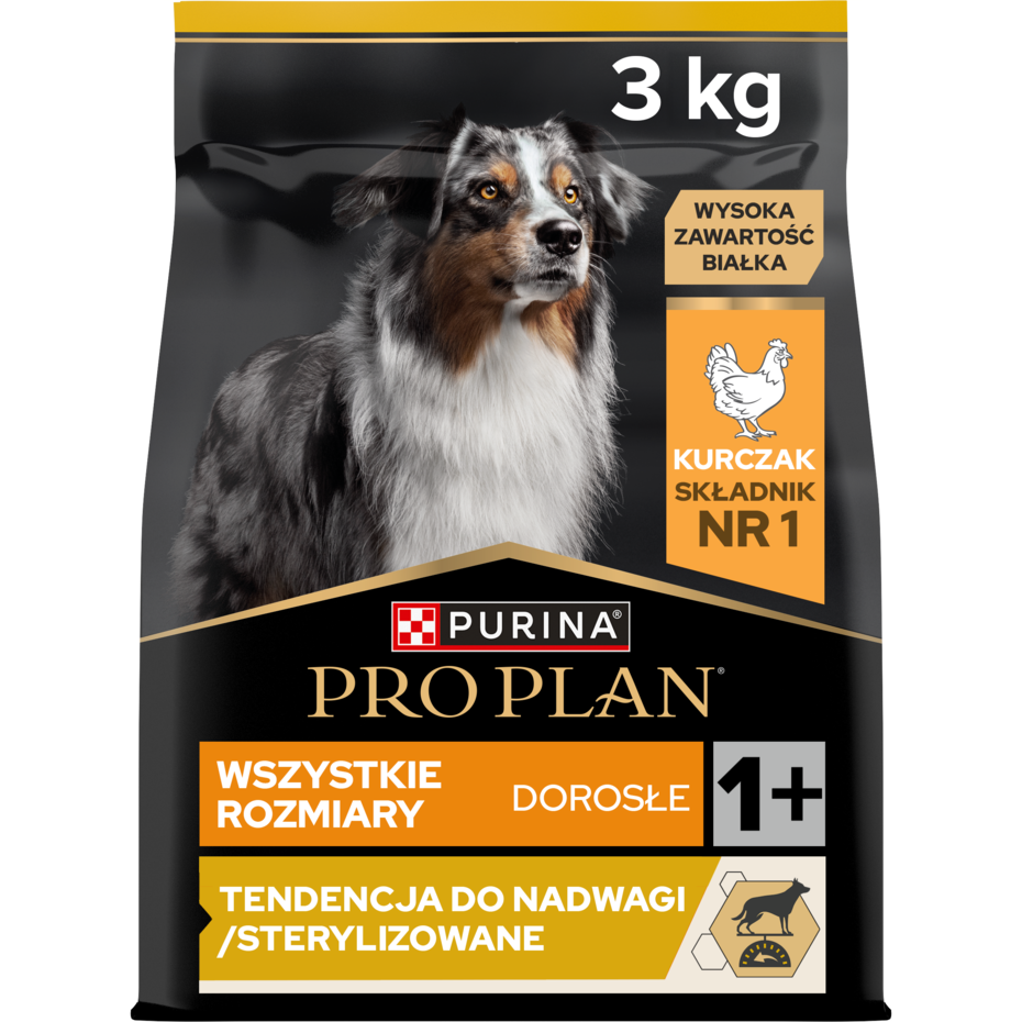 PRO PLAN All Size Light Sterilised z kurczakiem – sucha karma dla psów