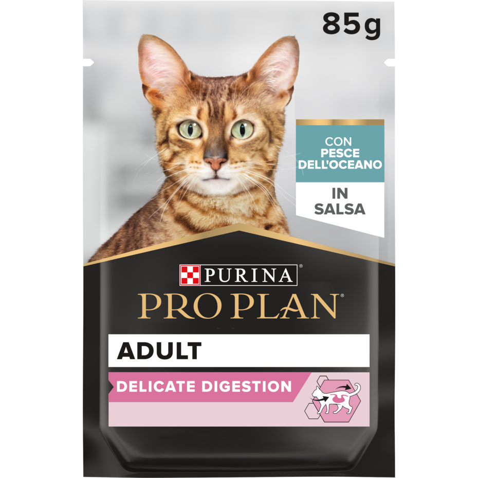Pro Plan Wet Adult Delicate kawałki z rybą oceaniczną w sosie
