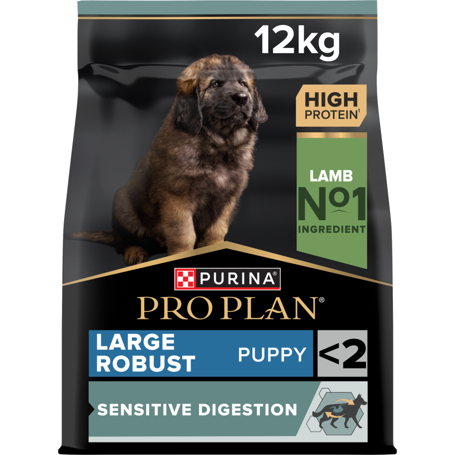 PRO PLAN® SENSITIVE DIGESTION, Karma sucha dla szczeniąt ras dużych o masywnej budowie ciała i z wrażliwym układem pokarmowym