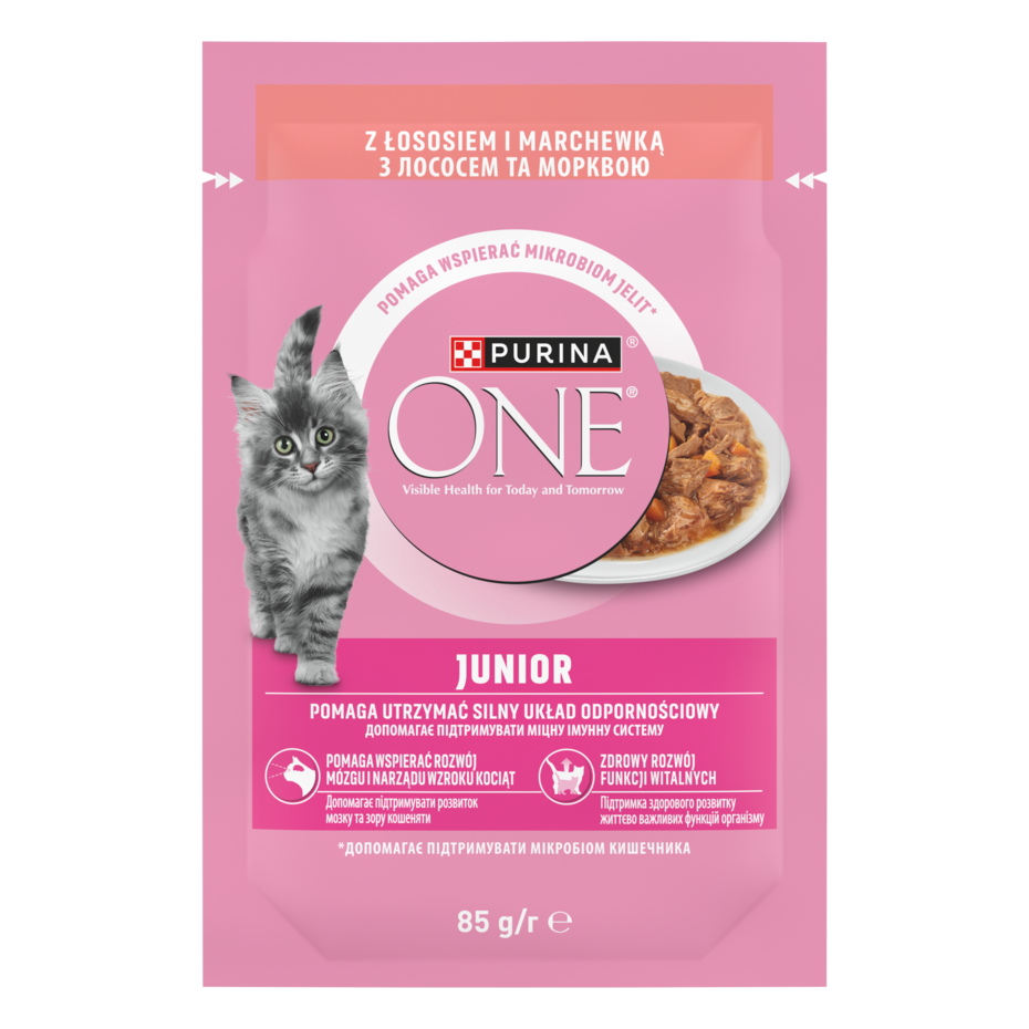 Purina® ONE® Junior z Łososiem