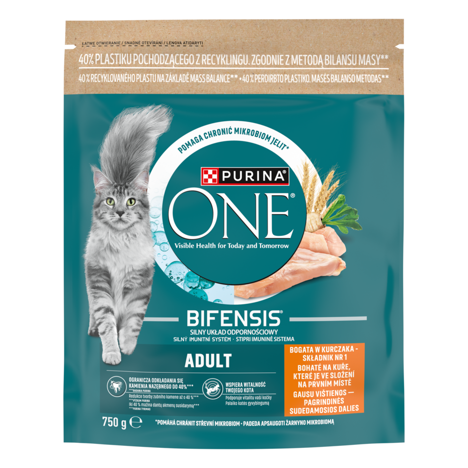 Purina® ONE® Adult, Bogata w Kurczaka i Pełne Ziarna