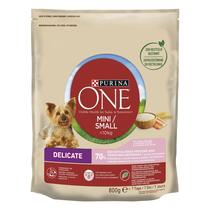Purina ONE® Mini <10 kg Delicate, z łososiem i ryżem