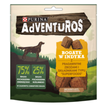 AdVENTuROS™ bogate w indyka z pradawnymi zbożami i składnikami Superfoods