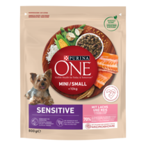 Purina ONE® Mini <10 kg Delicate, z łososiem i ryżem