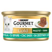 Gourmet Gold Karma dla kotów pasztet z kawałkami królika 85 g