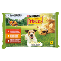 Friskies Karma dla psów w galaretce 400 g (4 x 100 g)