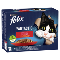 Felix® Fantastic® Karma dla kotów wiejskie smaki w galaretce 1,02 kg (12 x 85 g)