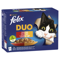 Felix Duo Karma dla kotów wiejskie smaki w galaretce 1,02 kg (12 x 85 g)