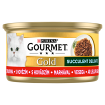 Gourmet Gold Karma dla kotów z wołowiną 85 g