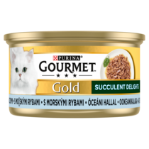 GOURMET™ GOLD Succulent Delights z rybami oceanicznymi