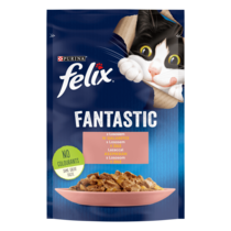 Felix Fantastic Karma dla kotów z łososiem w galaretce 85 g