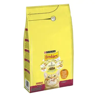 Friskies Specjalne potrzeby Friskies Hairball z kurczakiem i dodatkiem warzyw