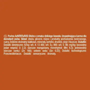 AdVENTuROS™ Sticks Dziki smak bawoła