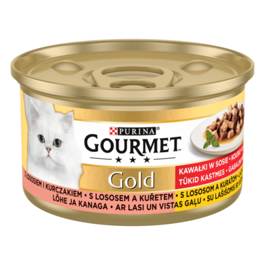 Gourmet® Gold GOURMET Gold - Łosoś i kurczak w sosie