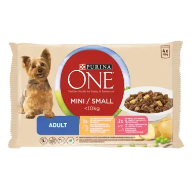 Purina ONE® Mini <10 kg Adult z kurczakiem oraz z wołowiną