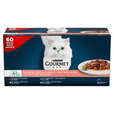 Gourmet Perle Karma dla kotów 60 x 85 g