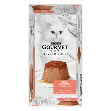 Gourmet® Revelations® Karma dla kotów mus z łososiem 114 g (2 x 57 g)